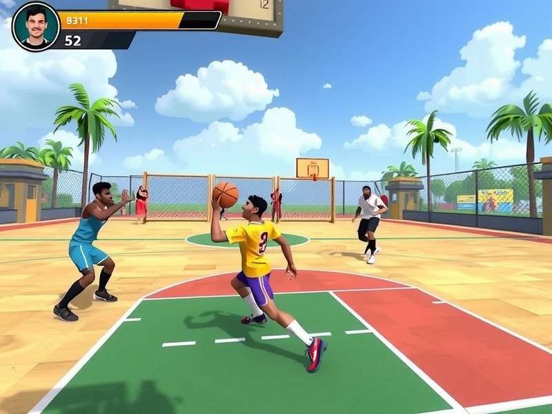 Free Throw Virtuoso Hero Gameplay Screenshot